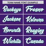Custom Purple Classic Style Authentic Baseball Jersey
