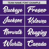 Custom Purple Classic Style Authentic Baseball Jersey
