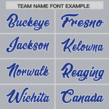 Custom Gray Classic Style Authentic Baseball Jersey