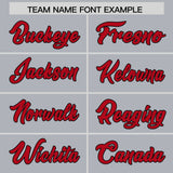 Custom Gray Classic Style Authentic Baseball Jersey