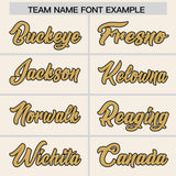 Custom Cream Classic Style Authentic Baseball Jersey