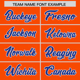 Custom Orange Classic Style Authentic Baseball Jersey