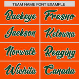 Custom Orange Classic Style Authentic Baseball Jersey