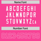 Custom Pink Classic Style Authentic Baseball Jersey