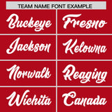 Custom Red Classic Style Authentic Baseball Jersey