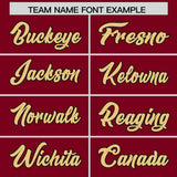 Custom Crimson Classic Style Authentic Baseball Jersey