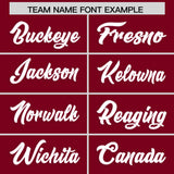 Custom Crimson Classic Style Authentic Baseball Jersey