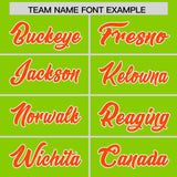 Custom Neon Green Classic Style Authentic Baseball Jersey