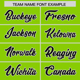 Custom Neon Green Classic Style Authentic Baseball Jersey