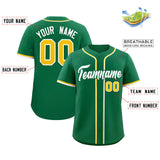 Custom Kelly Green Classic Style Authentic Baseball Jersey