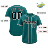 Custom Aqua Classic Style Authentic Baseball Jersey