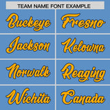 Custom Light Blue Classic Style Authentic Baseball Jersey