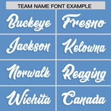 Custom Light Blue Classic Style Authentic Baseball Jersey