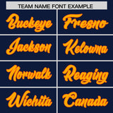 Custom Navy Classic Style Authentic Baseball Jersey