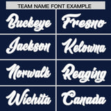 Custom Navy Classic Style Authentic Baseball Jersey