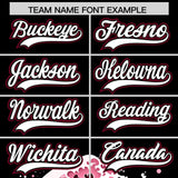 Custom Black Wave Graffiti Pattern Authentic Baseball Jersey