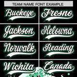 Custom Black Wave Graffiti Pattern Authentic Baseball Jersey