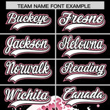 Custom Black Wave Graffiti Pattern Authentic Baseball Jersey
