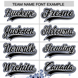Custom White Wave Graffiti Pattern Authentic Baseball Jersey