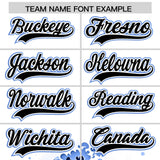 Custom White Wave Graffiti Pattern Authentic Baseball Jersey