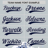 Custom Silver Wave Graffiti Pattern Authentic Baseball Jersey