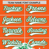 Custom Orange Wave Graffiti Pattern Authentic Baseball Jersey