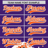 Custom Purple Wave Graffiti Pattern Authentic Baseball Jersey