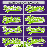 Custom Purple Wave Graffiti Pattern Authentic Baseball Jersey