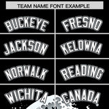 Custom Black Wave Graffiti Pattern Authentic Baseball Jersey