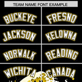 Custom Black Wave Graffiti Pattern Authentic Baseball Jersey