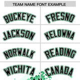 Custom White Wave Graffiti Pattern Authentic Baseball Jersey
