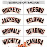 Custom White Wave Graffiti Pattern Authentic Baseball Jersey