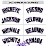 Custom White Wave Graffiti Pattern Authentic Baseball Jersey