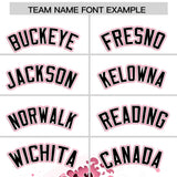 Custom White Wave Graffiti Pattern Authentic Baseball Jersey