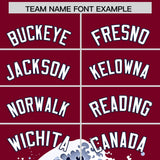 Custom Crimson Wave Graffiti Pattern Authentic Baseball Jersey