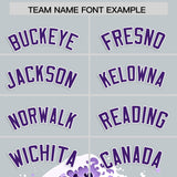 Custom Silver Wave Graffiti Pattern Authentic Baseball Jersey