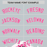 Custom Silver Wave Graffiti Pattern Authentic Baseball Jersey