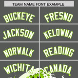 Custom Gray Wave Graffiti Pattern Authentic Baseball Jersey