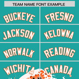 Custom Aqua Wave Graffiti Pattern Authentic Baseball Jersey