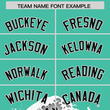 Custom Bright Green Wave Graffiti Pattern Authentic Baseball Jersey