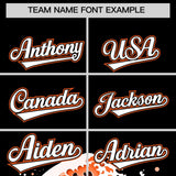Custom Black Wave Graffiti Pattern Authentic Baseball Jersey