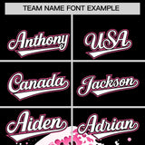 Custom Black Wave Graffiti Pattern Authentic Baseball Jersey