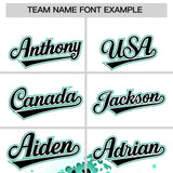 Custom White Wave Graffiti Pattern Authentic Baseball Jersey