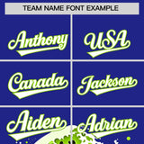 Custom Royal Wave Graffiti Pattern Authentic Baseball Jersey