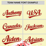 Custom Cream Wave Graffiti Pattern Authentic Baseball Jersey