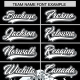 Custom Black Wave Graffiti Pattern Authentic Baseball Jersey