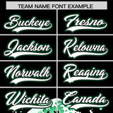 Custom Black Wave Graffiti Pattern Authentic Baseball Jersey
