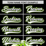 Custom Black Wave Graffiti Pattern Authentic Baseball Jersey