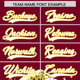 Custom Crimson Wave Graffiti Pattern Authentic Baseball Jersey