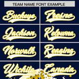 Custom Navy Wave Graffiti Pattern Authentic Baseball Jersey